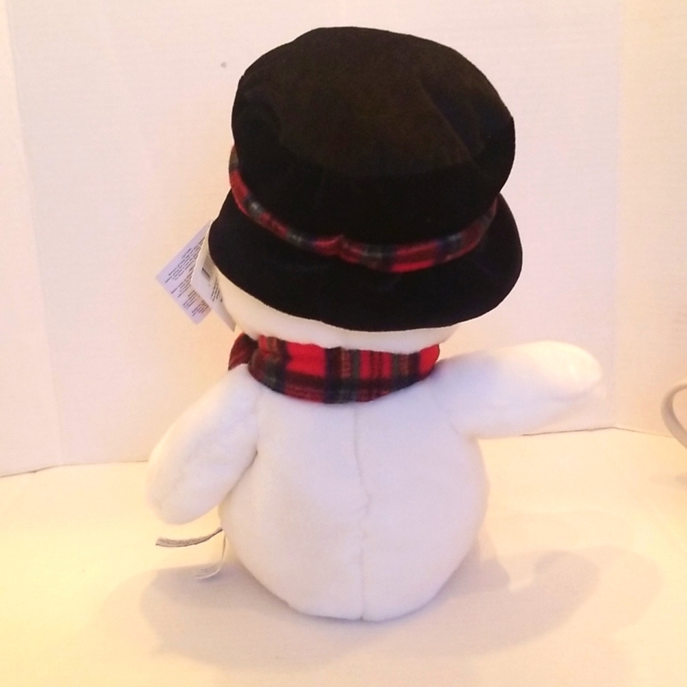 NWT Russ Snowman Plush with Top Hat and Scarf 2019 - Picture 9 of 10